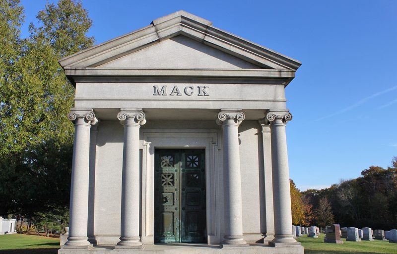 The Mack Mausoleum, St. Agnes Cemetery, Menands, NY