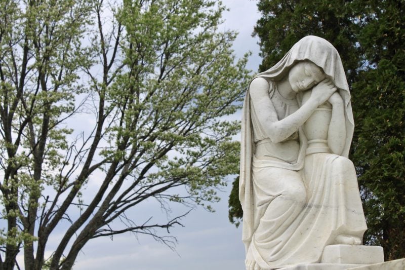 Spring in St. Anthony's Cemetery, Glenville