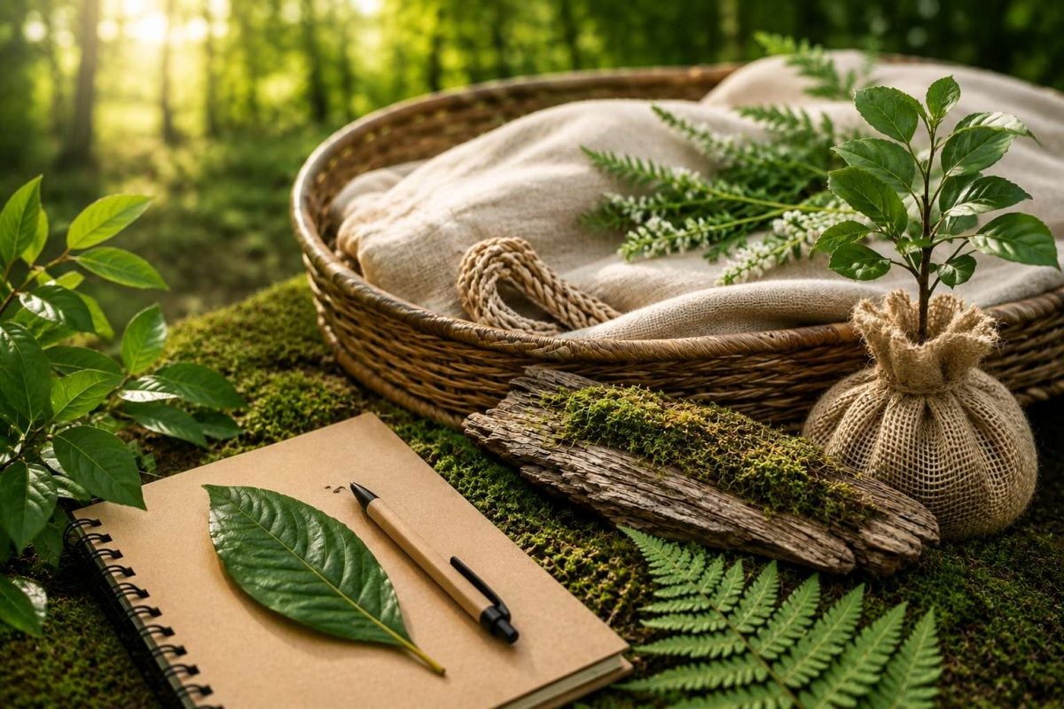 Natural biodegradable materials considered for green burial planning in Schenectady, NY.